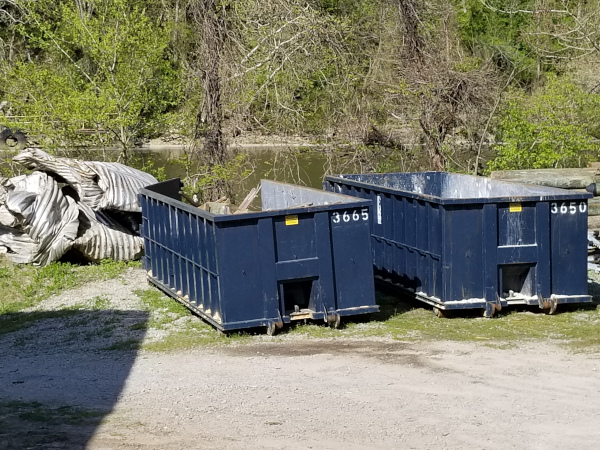 Two Thirty Yard Dumpsters